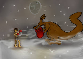 Boxing Kangaroo