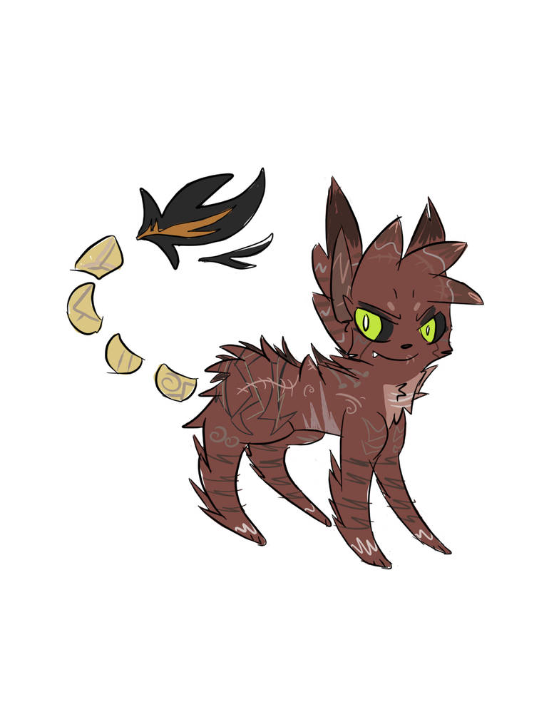 Deviantart Tail Mutation Skeleton Tail custom for CrazehTailsfan by alfvie on DeviantArt