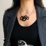 Going In Circles-Inseparable circles necklace