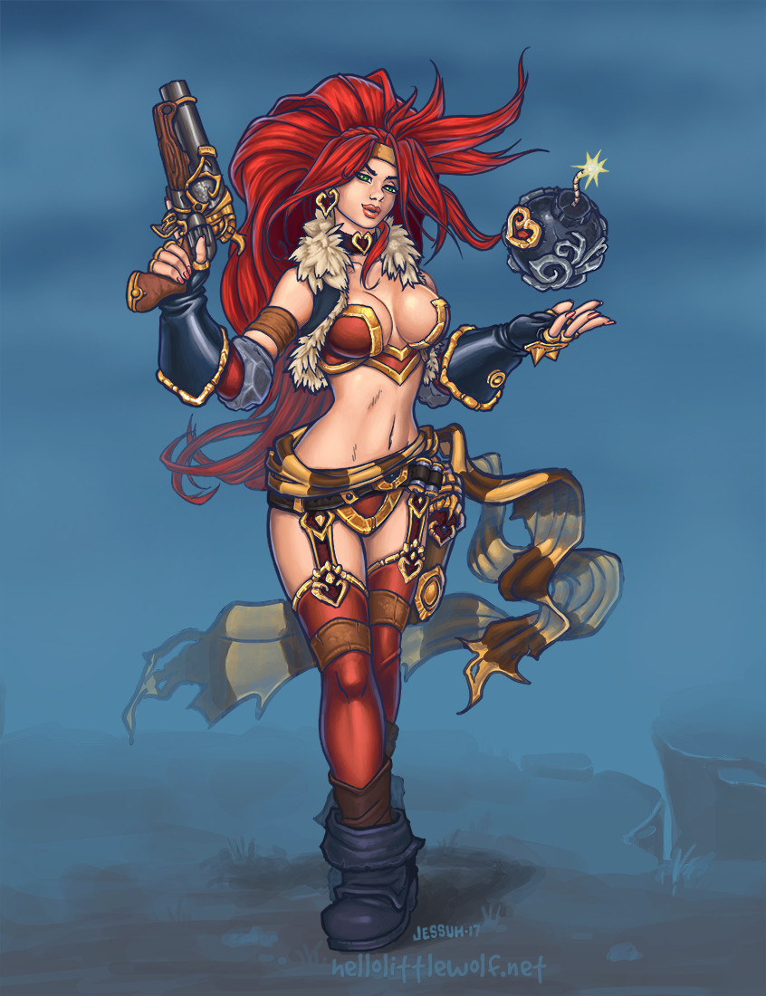 Red Monika (Battle Chasers: Nightwar)