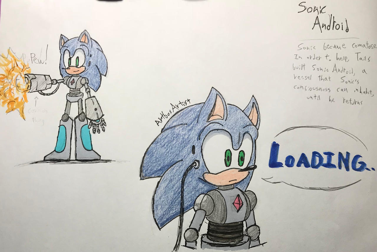 Android Sonic Sonic Android by ArtboxArtist on DeviantArt