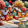 Magical Snowy Village