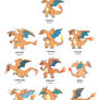 Charizard variations