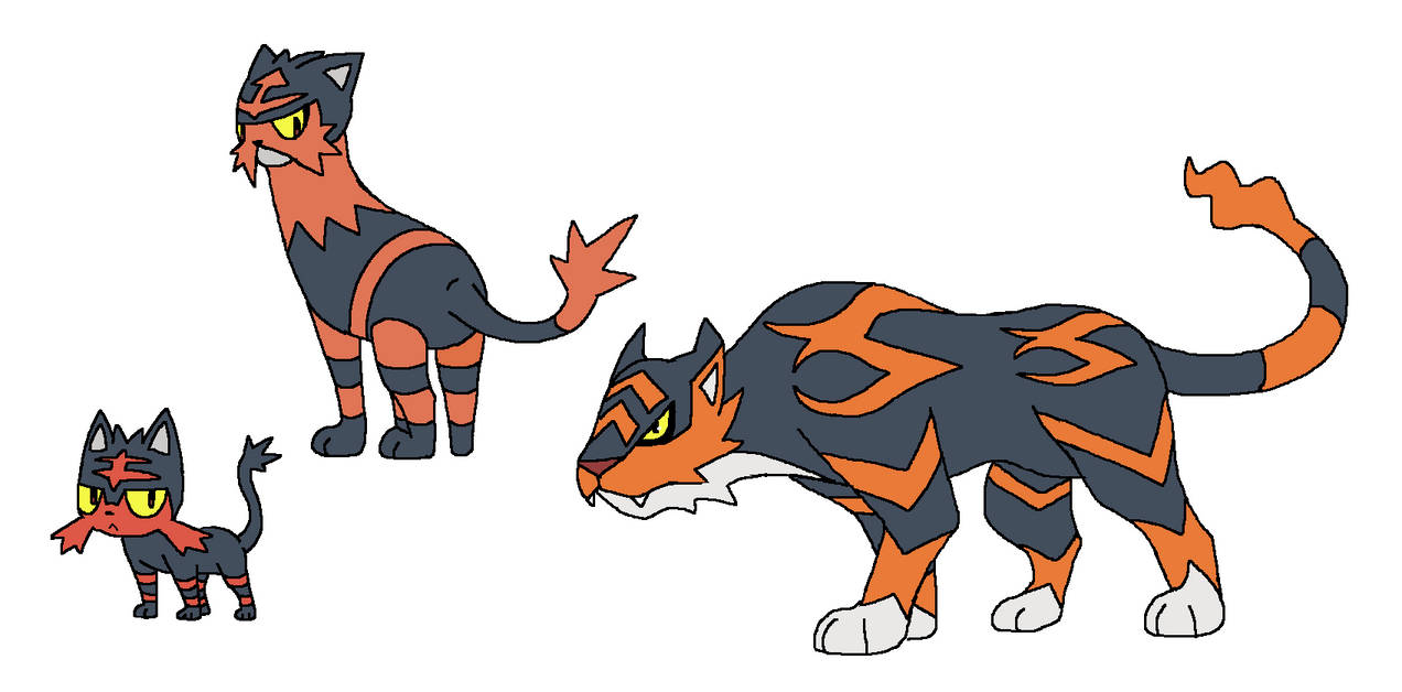 Litty Evolution Litten evo thing by JWNutz on DeviantArt
