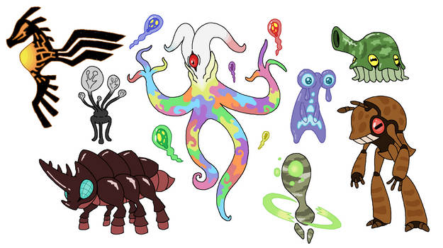 Creature doodles: ayyliens 3