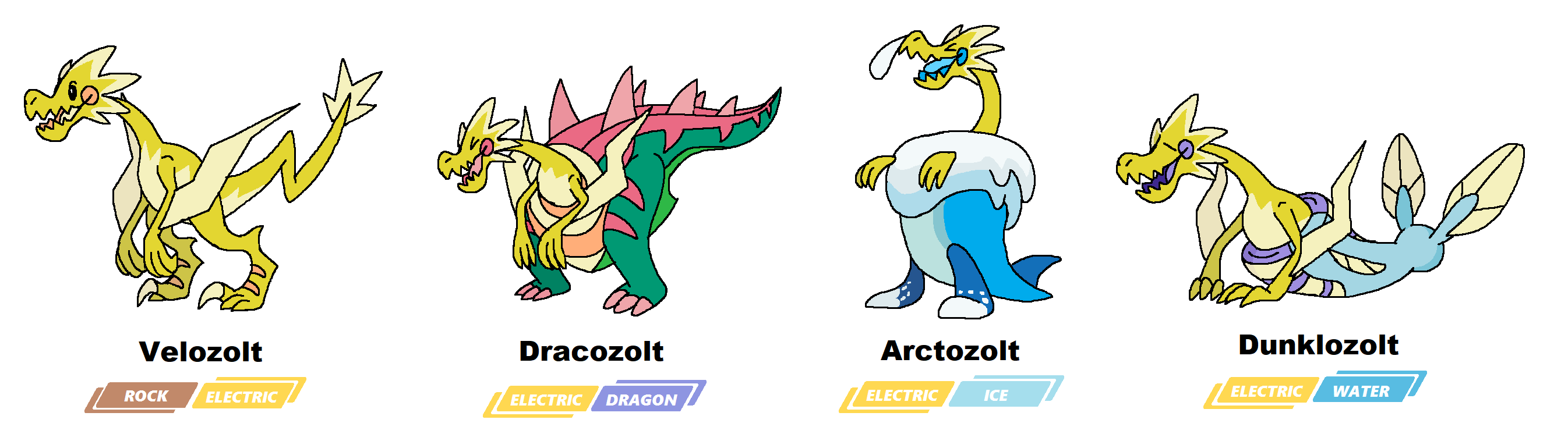 Complete Galar fossils by JWNutz on DeviantArt