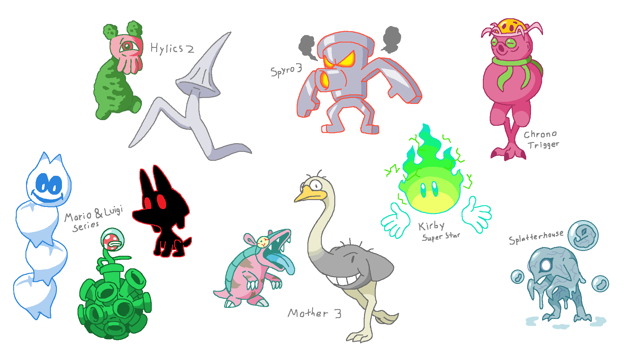 Random Enemy Random enemy doodles 2 by JWNutz on DeviantArt