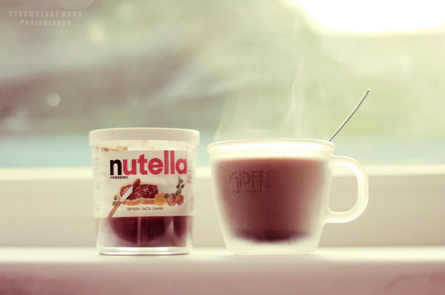 Coffee with Nutella by Strawberry-Mood