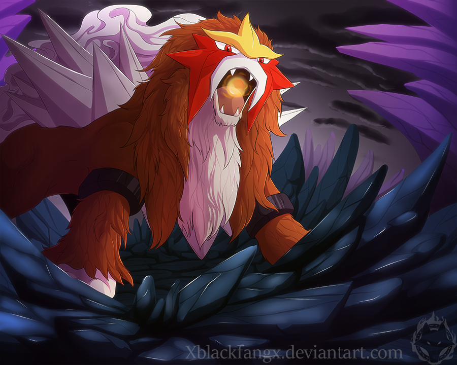Entei by King-Salomo on DeviantArt