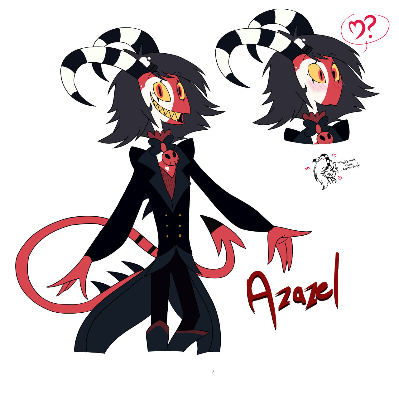 Azazel son of Blitzo and Millie by StunShock on DeviantArt