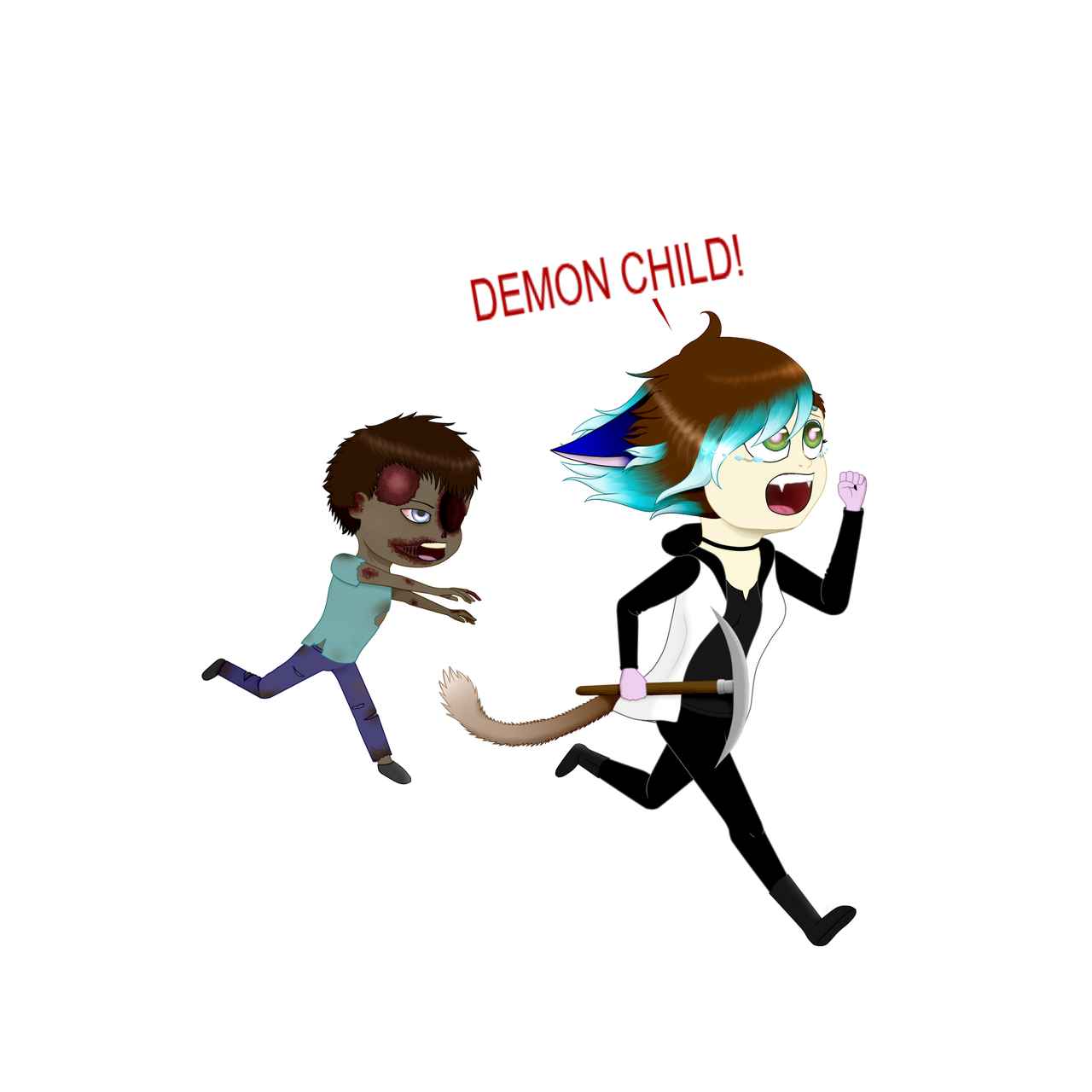 Demon Child No BG by DaringTiger on DeviantArt