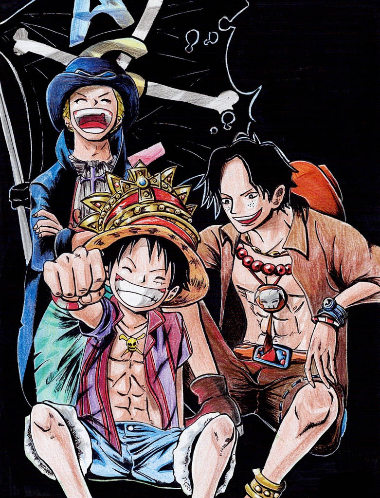ASL Brothers - One piece, an art print by Erza Briefs - INPRNT