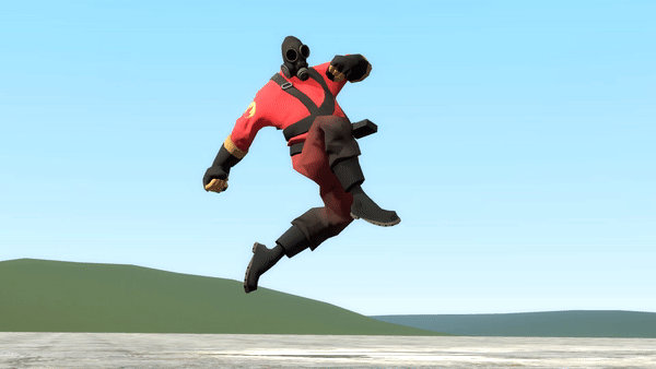 Animation practice: Pyro happy run by BrownieSource on DeviantArt