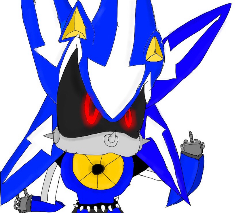 Pixilart - NEO Metal Sonic by MeowMeowCookies