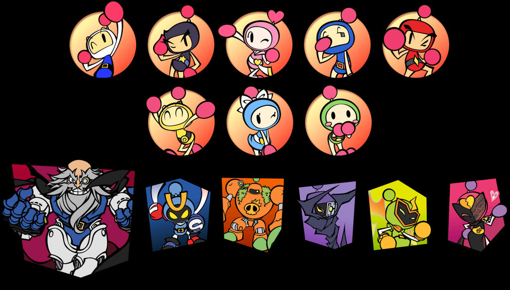 Bomberman R Enemies Super Bomberman R by Light-Blue-Chan on DeviantArt