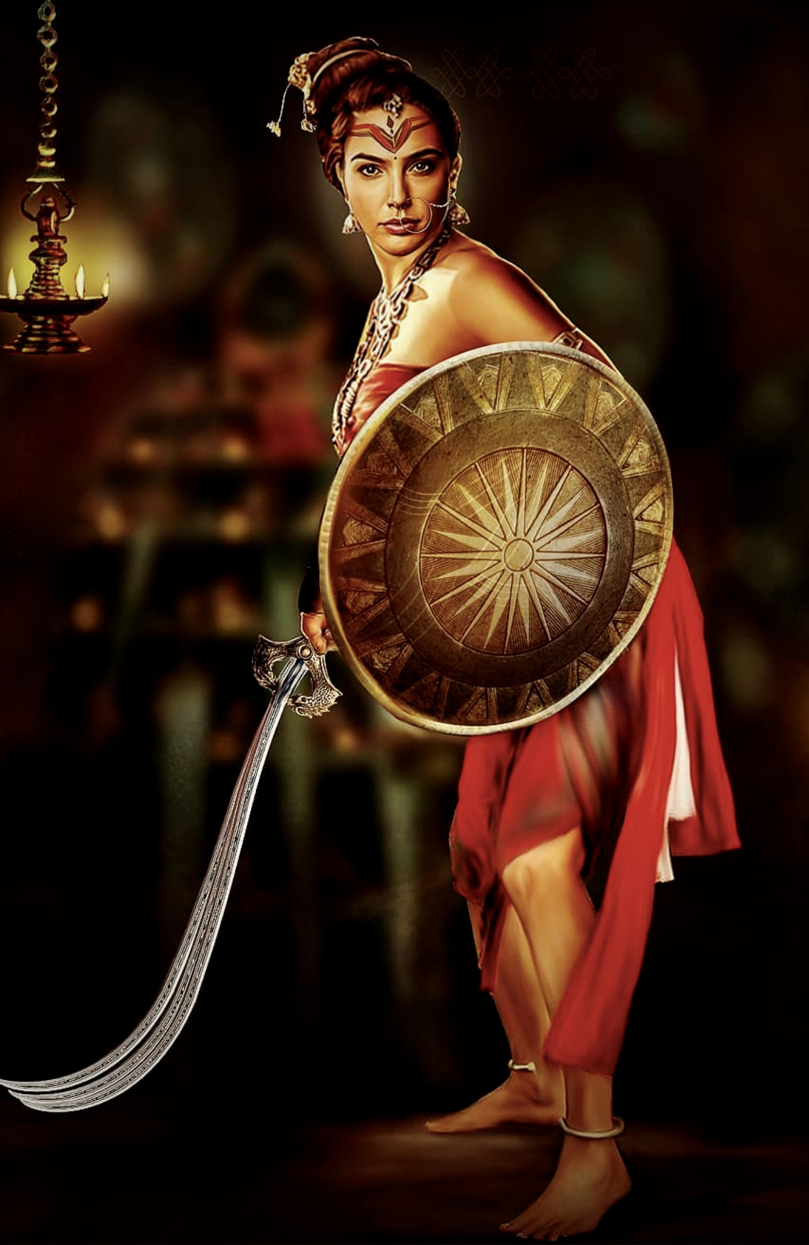 Urumi Dig Indian Warrioress Weilding An Urumi/Sword Whip by Singeroftales on ...