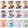 Tiny Salamander Adoptable Sets [CLOSED]