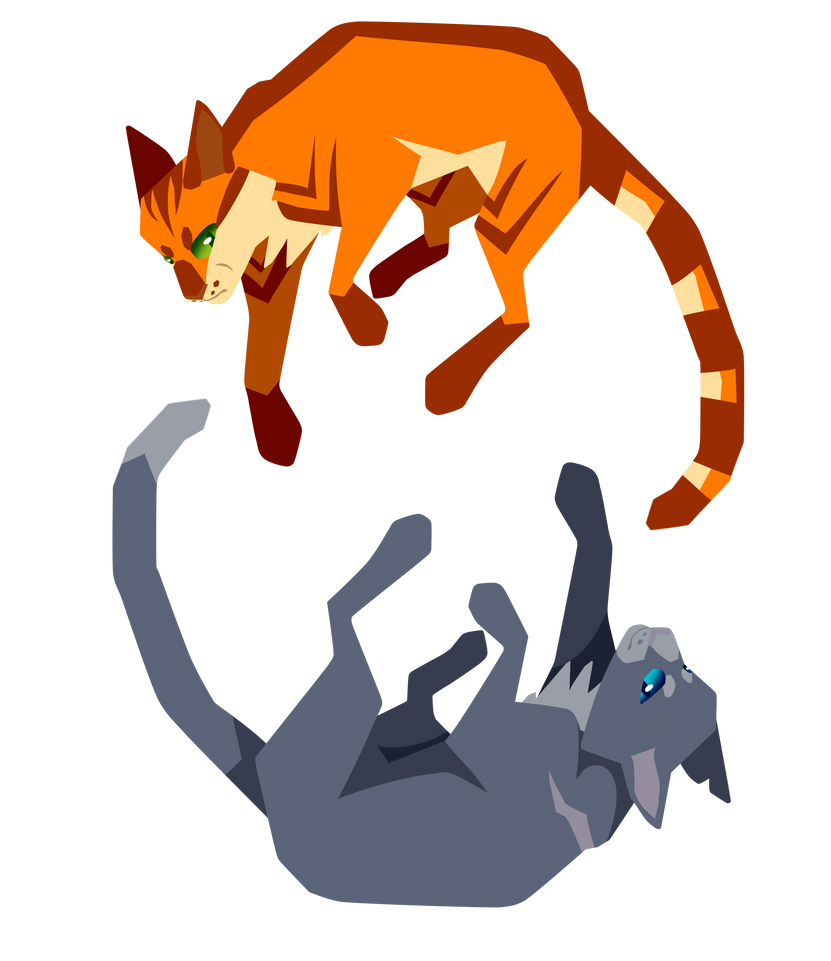 Fireheart and Bluestar