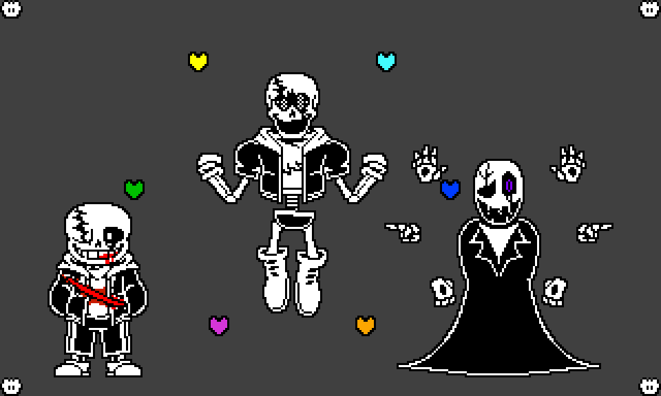 Sans Final Boss Undertale Complete hacked Project by Scalloped Cranberry