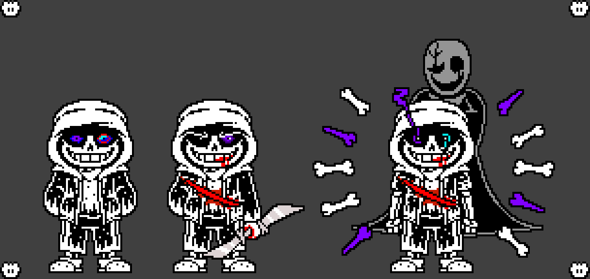 Dusttale Menu Dusttale Last Genoside phase 1-3 by Pufflehero4012 on DeviantArt