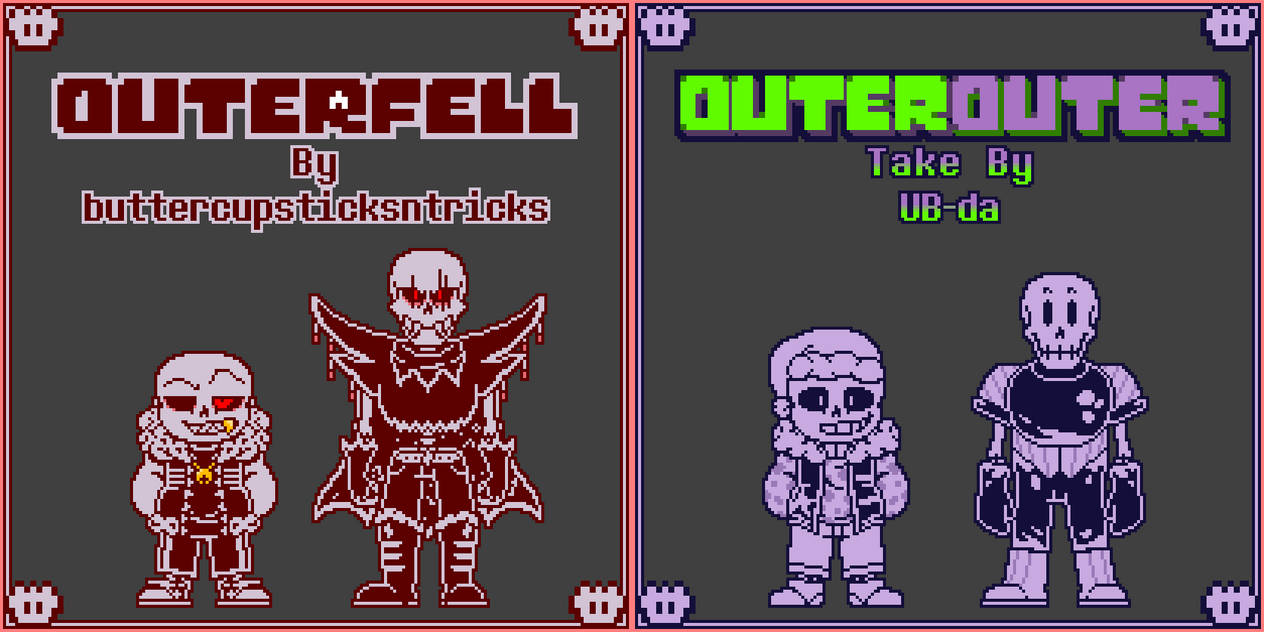 Outerfell Ink OuterFell and OuterOuter by Pufflehero4012 on DeviantArt