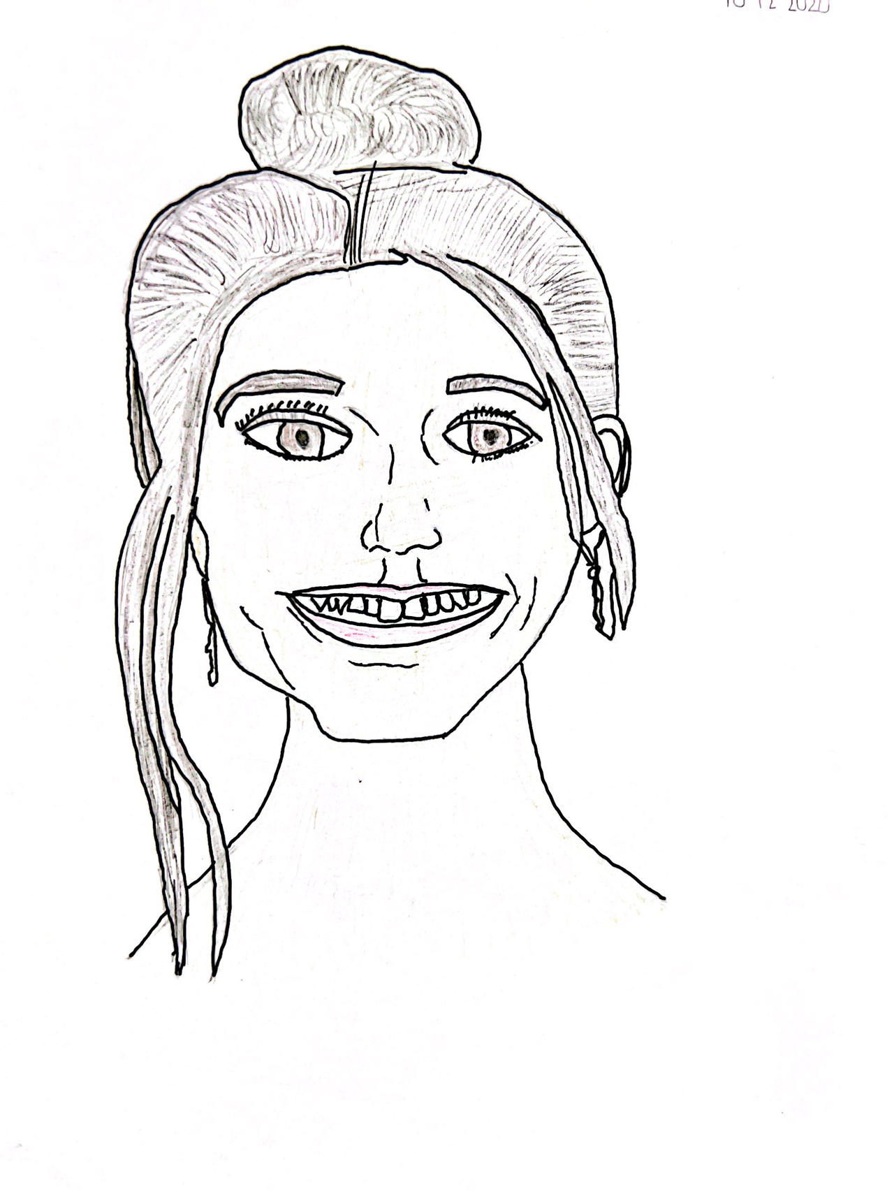 Jenna-Ortega-Hand-Drawn by billhinostroza on DeviantArt