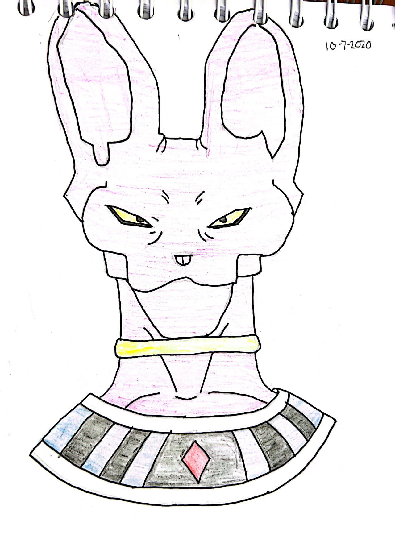 Lord-Beerus-Hand-Drawn by Mrdjhiphop23 on DeviantArt