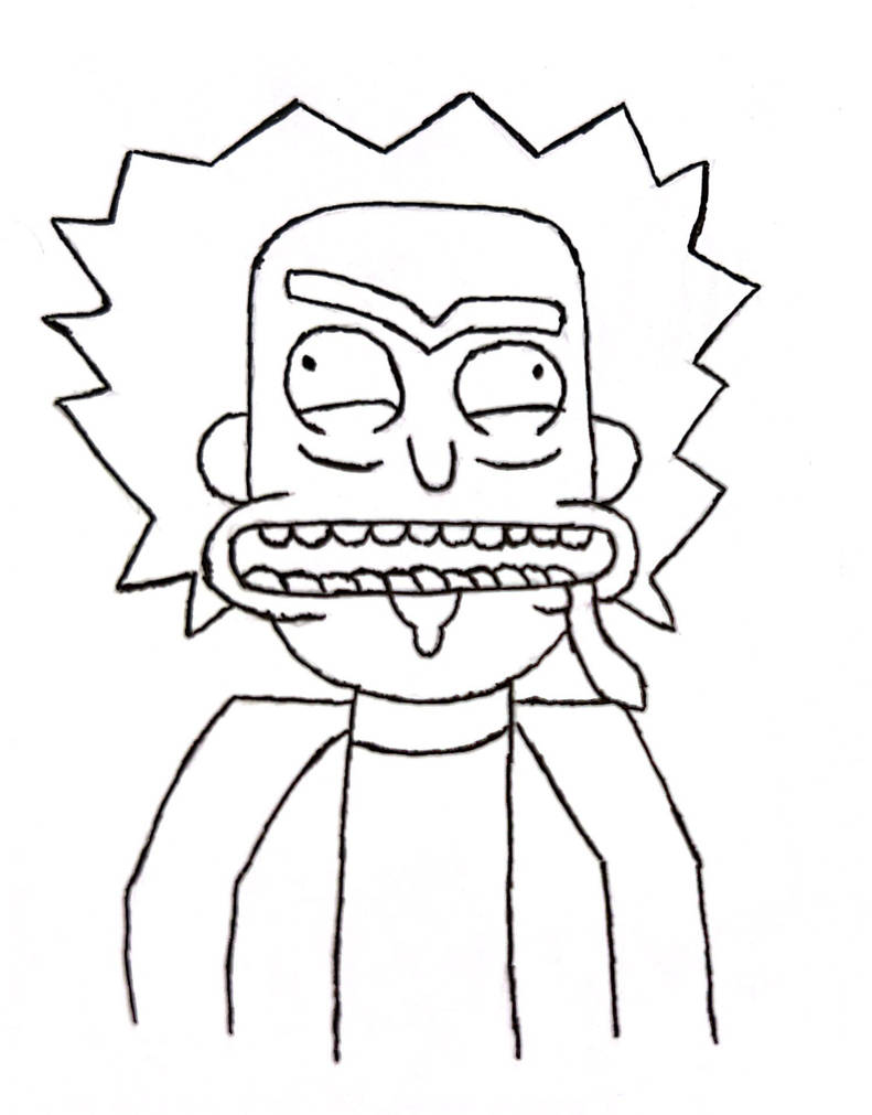 Rick-Hand-drawn by billhinostroza on DeviantArt