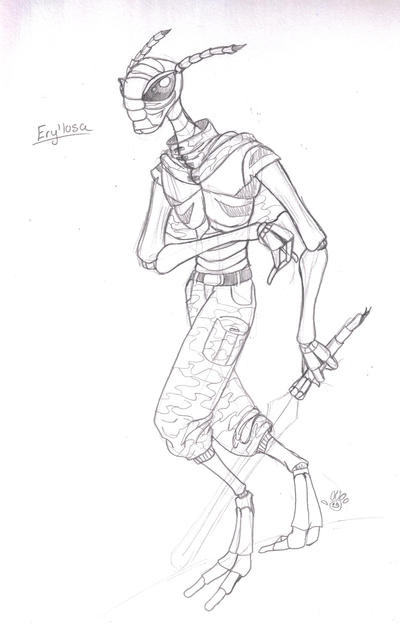Verpine Character Ery'losa the Verpine by Larper-Gadget on DeviantArt