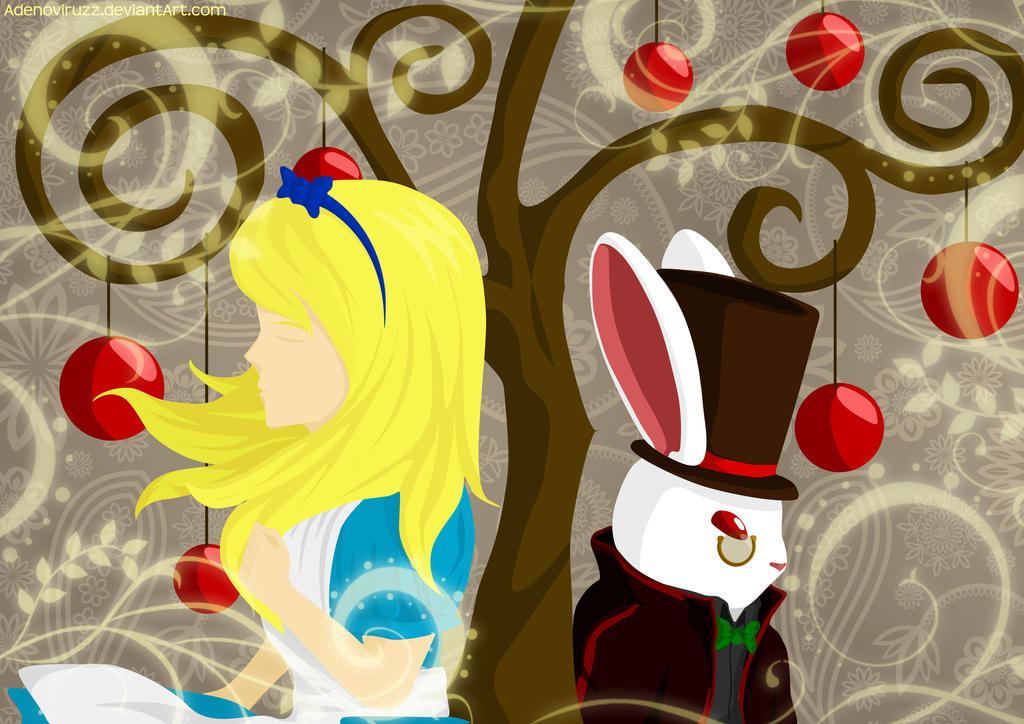 Alice Loving Rabbit Alice and Rabbit in Wonderland by Adenoviruzz on DeviantArt