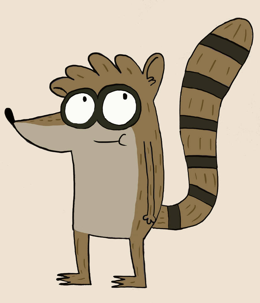 Rigby by Torn-apart-paper on DeviantArt