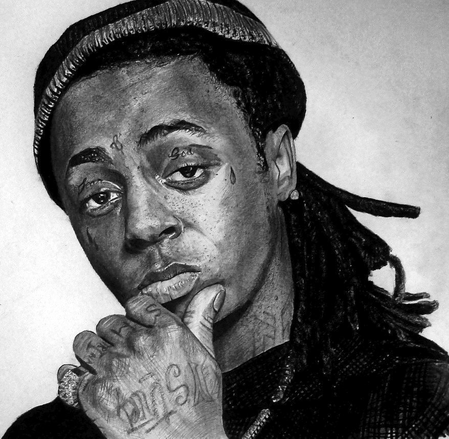 How To Draw Lil Wayne With Pencil