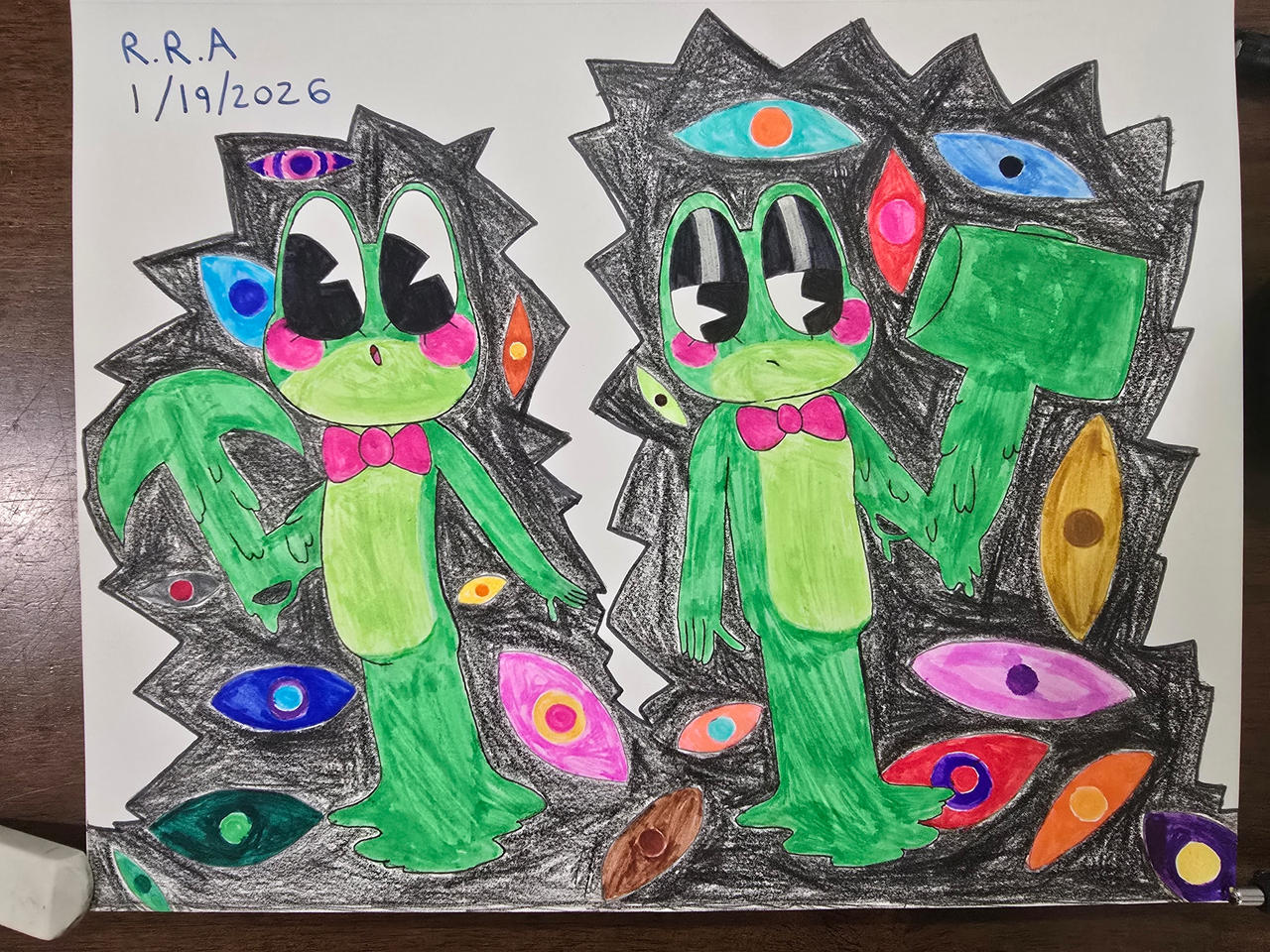 Ribbit shape-shifting and later abstracting by gvyvhuib on DeviantArt