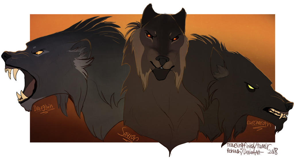 Wolves of Angband by Rohavon on DeviantArt