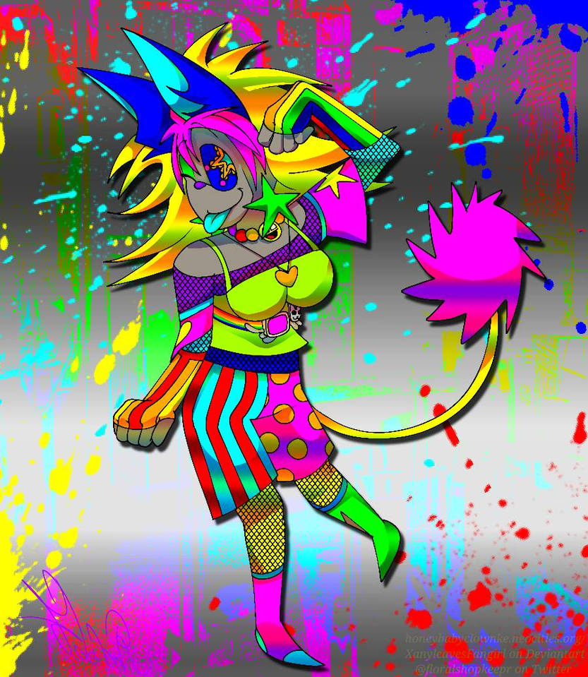 Pretty rave girl by XanyleavesFangirl on DeviantArt