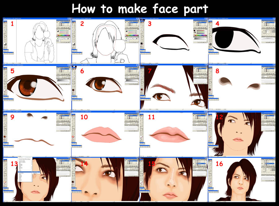 Face Tutorial Scene Tutorial for Face by hankichi on DeviantArt