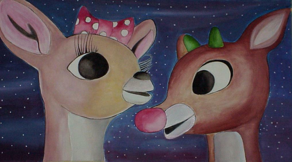 Rudolph the red nosed reigndeer by thedarkdeviantknight on DeviantArt