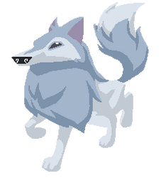 Animal Jam Artic Wolf by ilikestampy18601