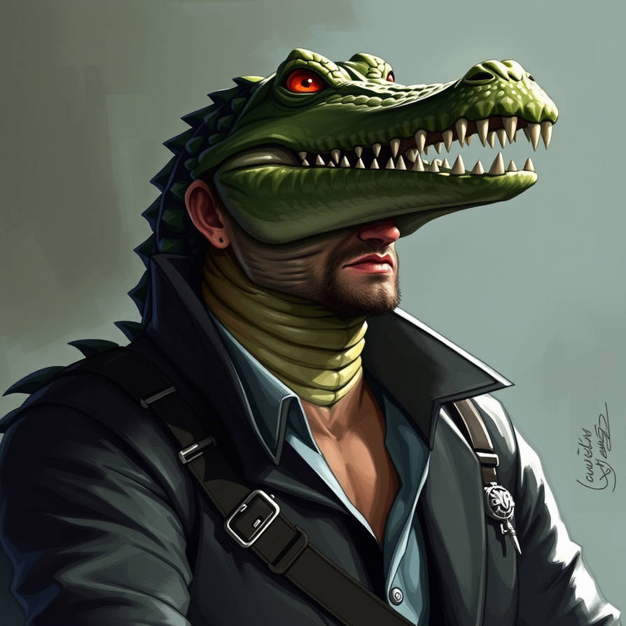 David Hayter as a Crocodile, metal gear solid, MGS by Khafirl on DeviantArt