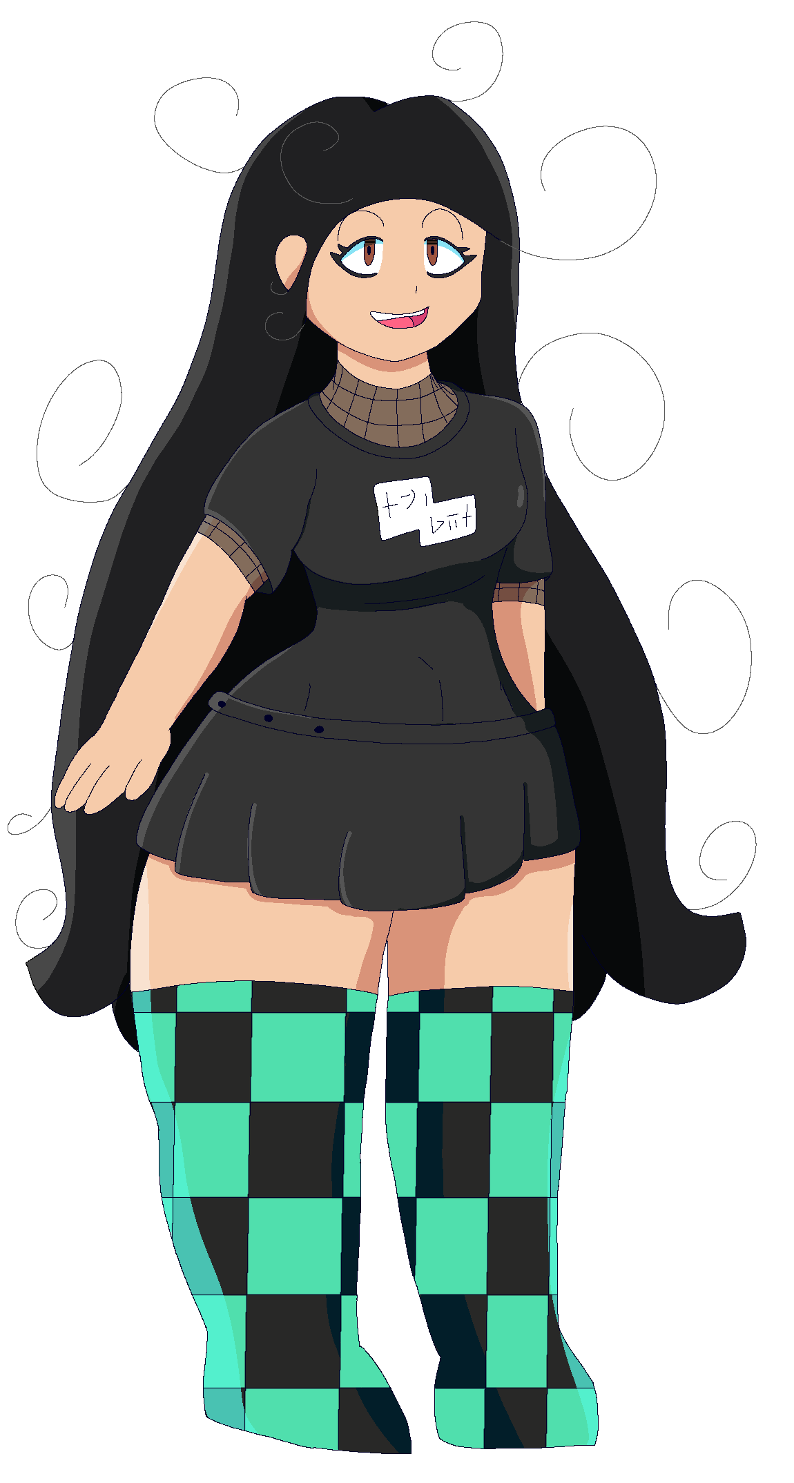 Commission 4# (The Bubbly Goth) by LunarTempt on DeviantArt