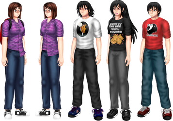 4 Horsemen Ch 13 Outfits by darthmanga