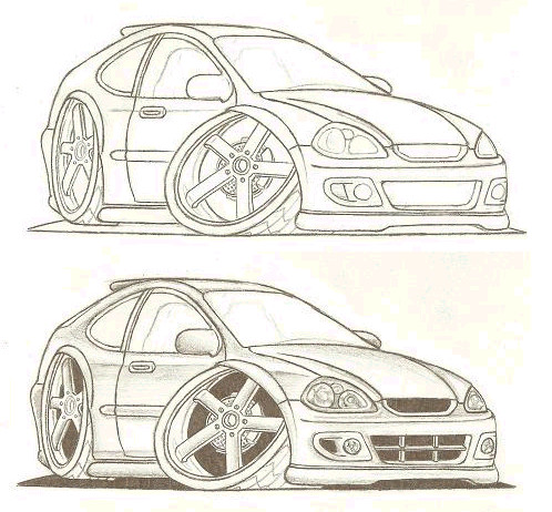 Civic hatchback cartoon car by JordanP23 on DeviantArt Civic hatchback cartoon car by JordanP23 on DeviantArt