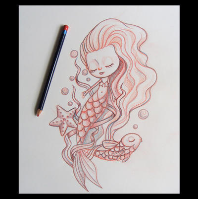 Mermaid sketch