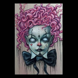 Dark clown doll