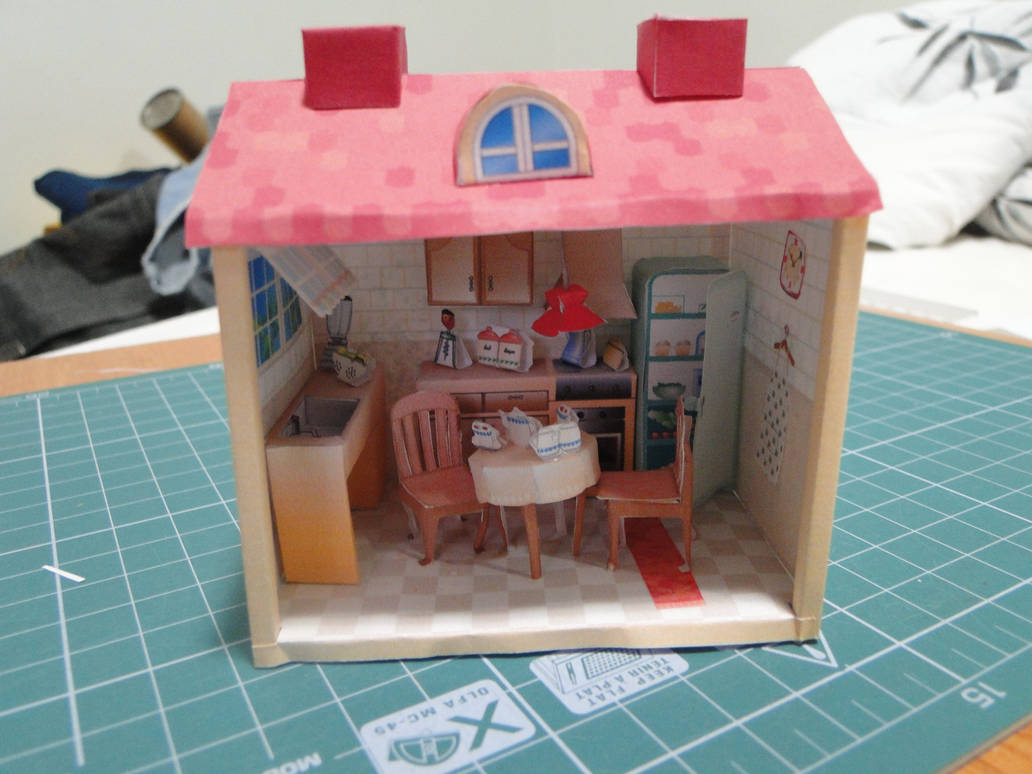 Kitchen papercraft by bslirabsl on DeviantArt