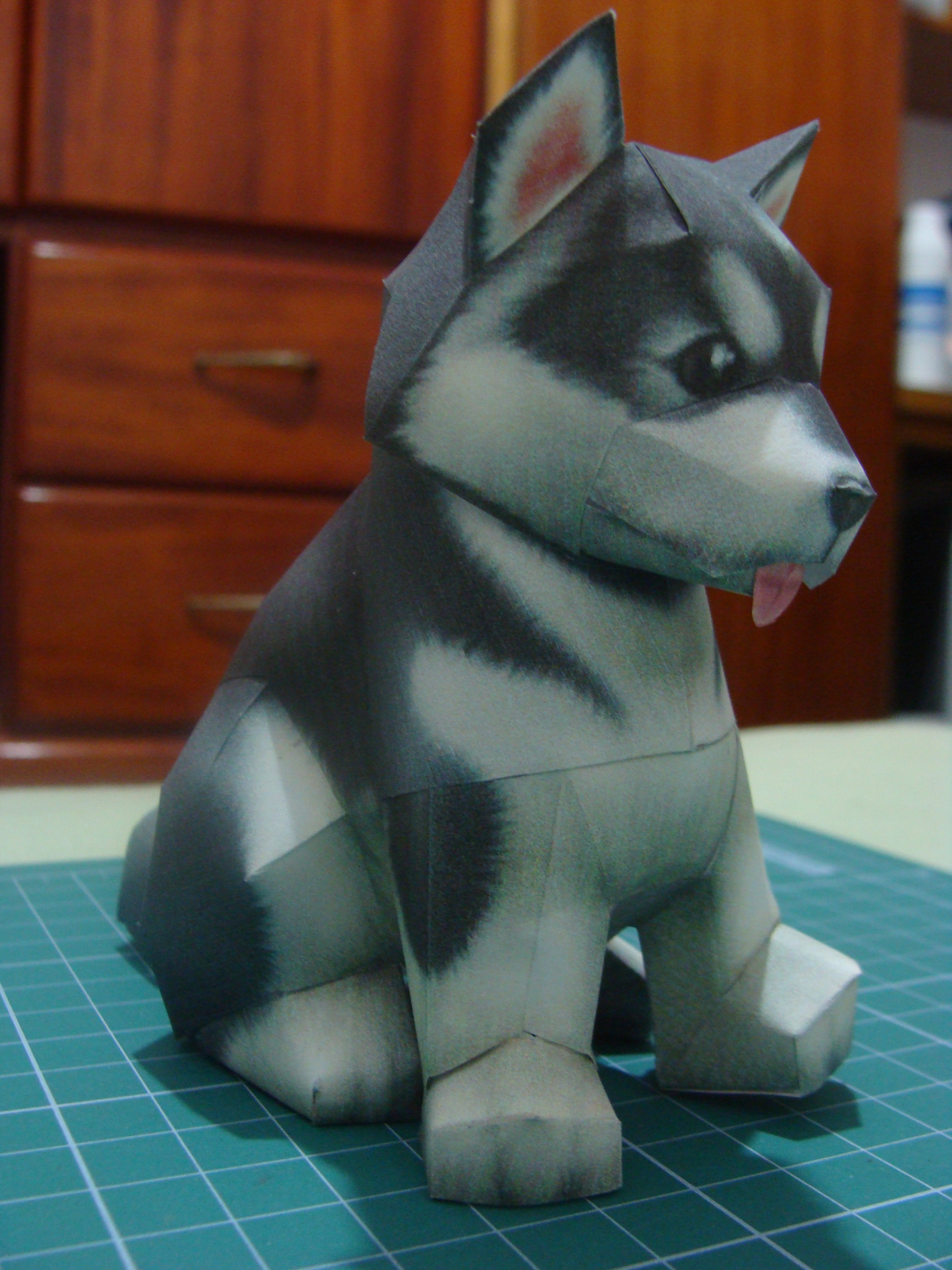 Printable Minecraft Husky Husky puppy papercraft by bslirabsl on DeviantArt