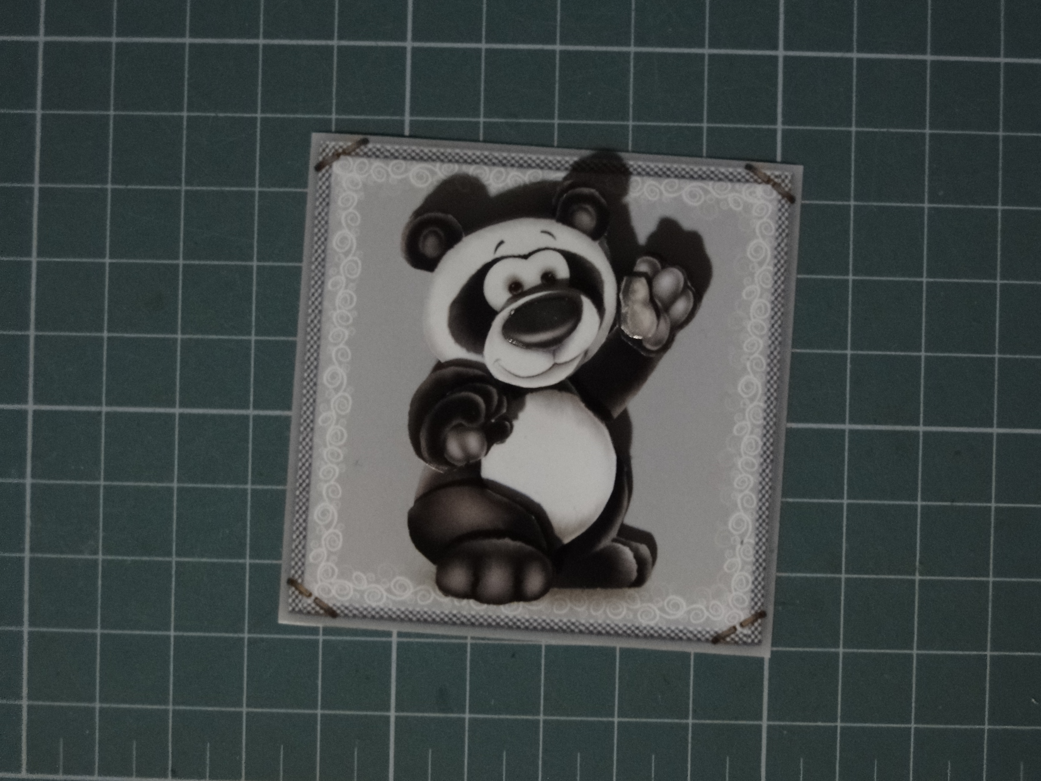 Panda Decoupage