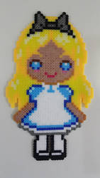 Alice with beads