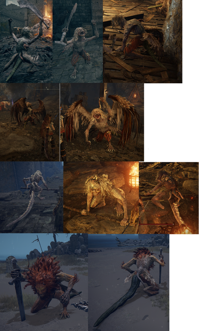 Elden ring chimera in game screenshot by waitht on DeviantArt