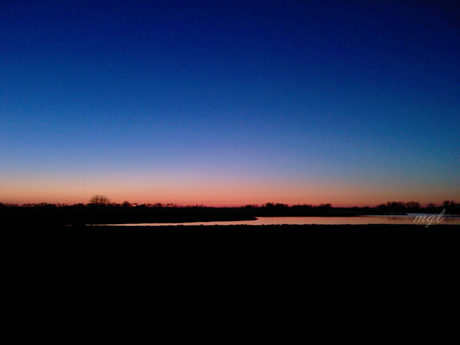 Lovely sky with swamp.